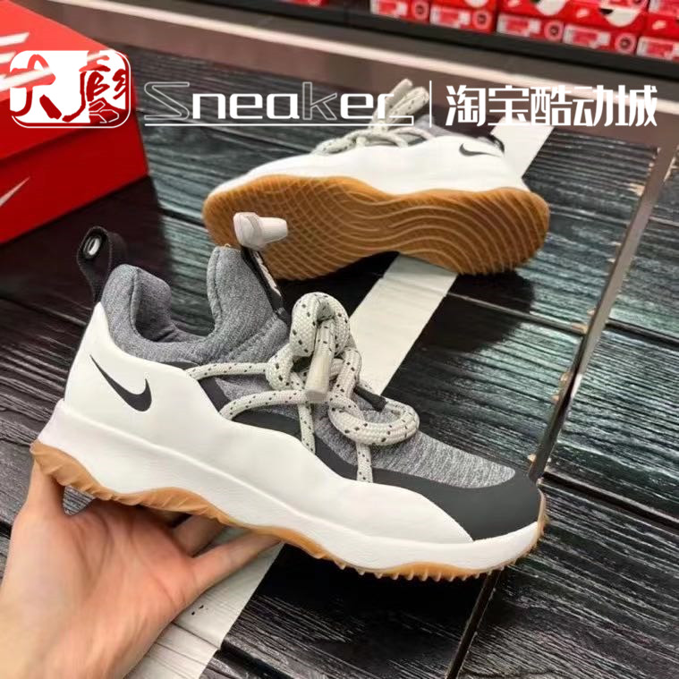 Nike City Loop新款白灰女子粗鞋带休闲运动跑步鞋AA1097-100-600