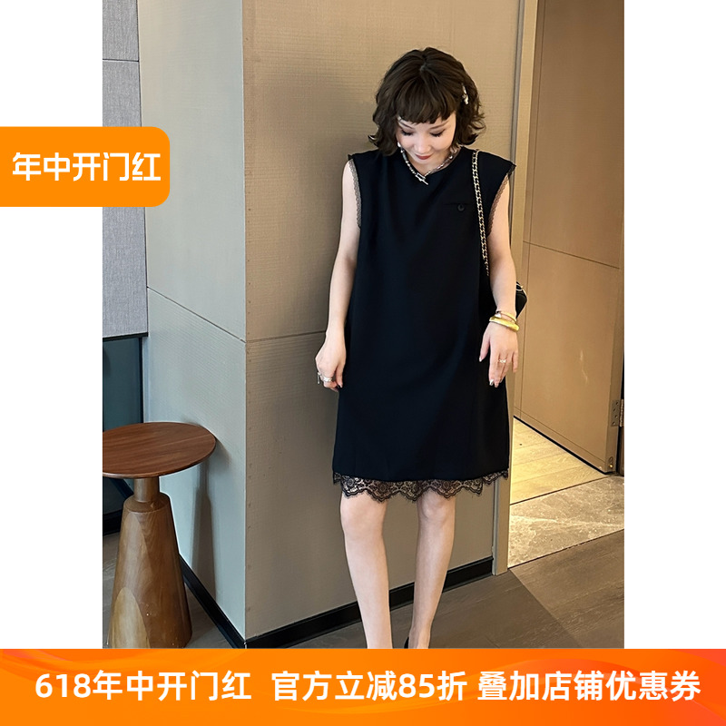 无袖背心连衣裙女欧洲站2024夏季