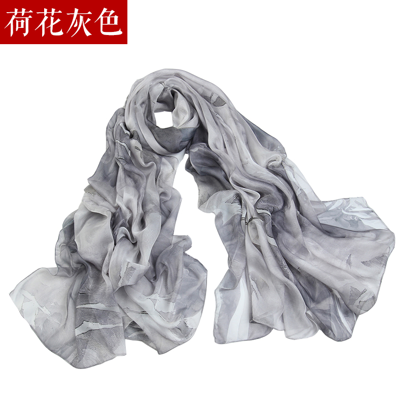 女人披肩沙滩春秋冬季故事纺丝韩国纱巾围巾长