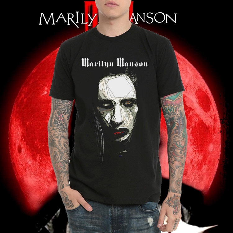 manson玛丽莲曼森vintage复古fog高街做旧水洗潮牌短袖t恤已售1￥58