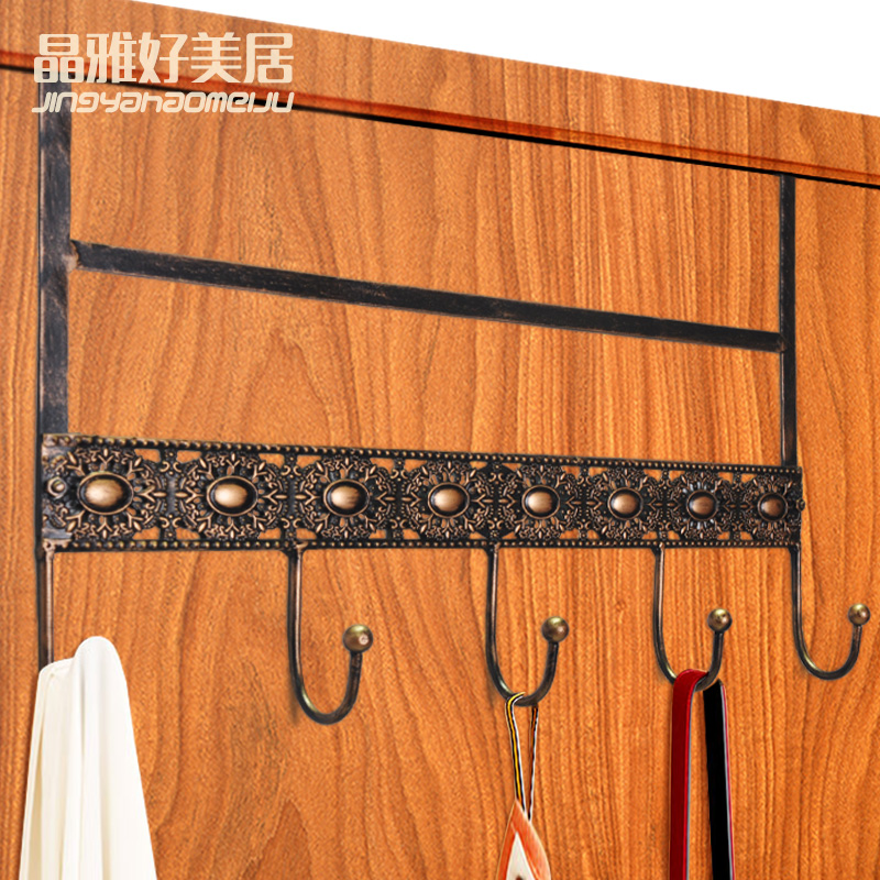 创意铁艺门后排钩免钉无痕浴室毛巾架墙壁衣钩室内复古衣帽钩排钩|msdalam kategori penyatuan simpanan, Keluarga peralatan kemasan, Hook/cangkuk melekit - dari Buy2taobao.com untuk memberikan perkhidmatan ejen Taobao profesional membeli