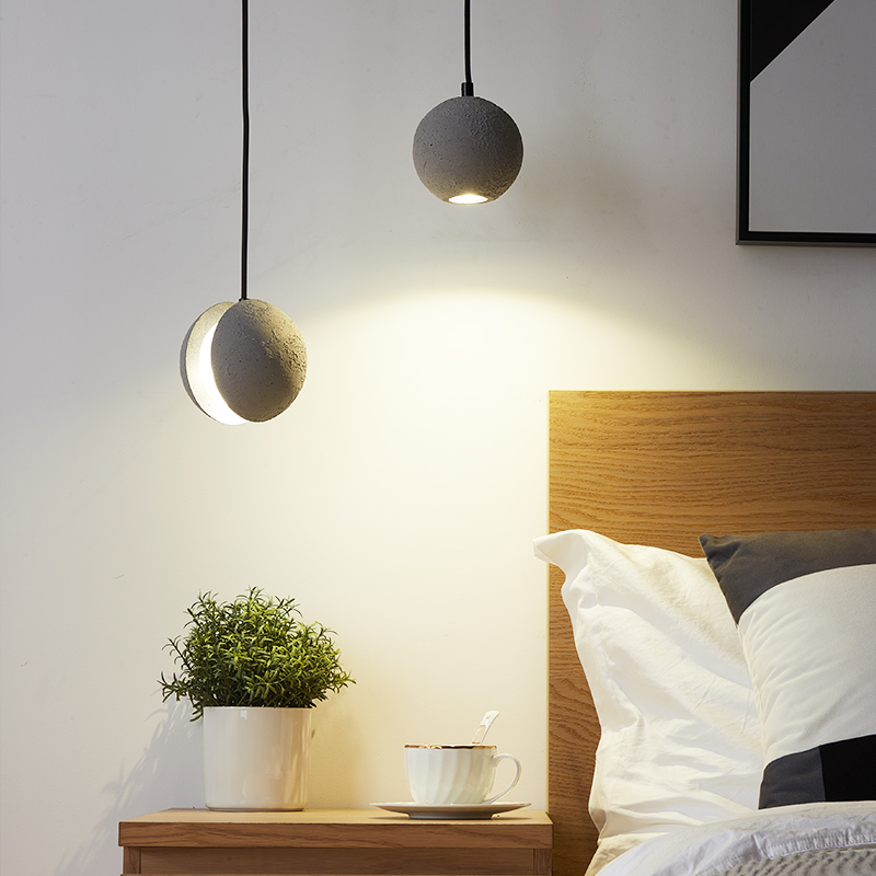 网红卧室床头吊灯现代简约轻奢2021年新款创意个性设计感极简主卧