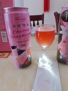 金特樱桃蔓越莓精酿原浆啤酒果味啤酒整箱630ml*12桶低度女士果啤