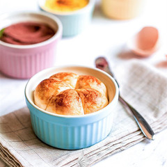 舒芙蕾陶瓷烤碗烤盅创意亚光布丁甜品碗慕斯杯烘焙蛋糕碗烘焙模具