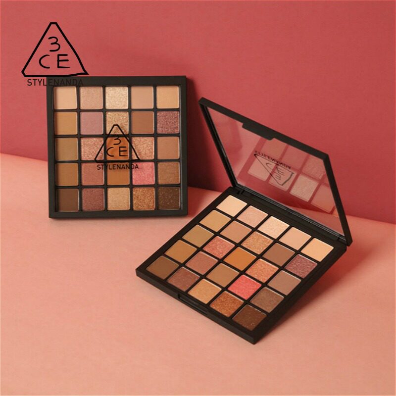 ce定制_【十周年定制版】3ce 哑光珠光25色眼影盘优惠券