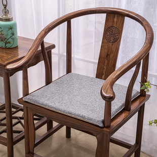新中式椅垫坐垫椅子垫茶桌红木椅圈椅茶室太师椅垫办公室久坐屁垫