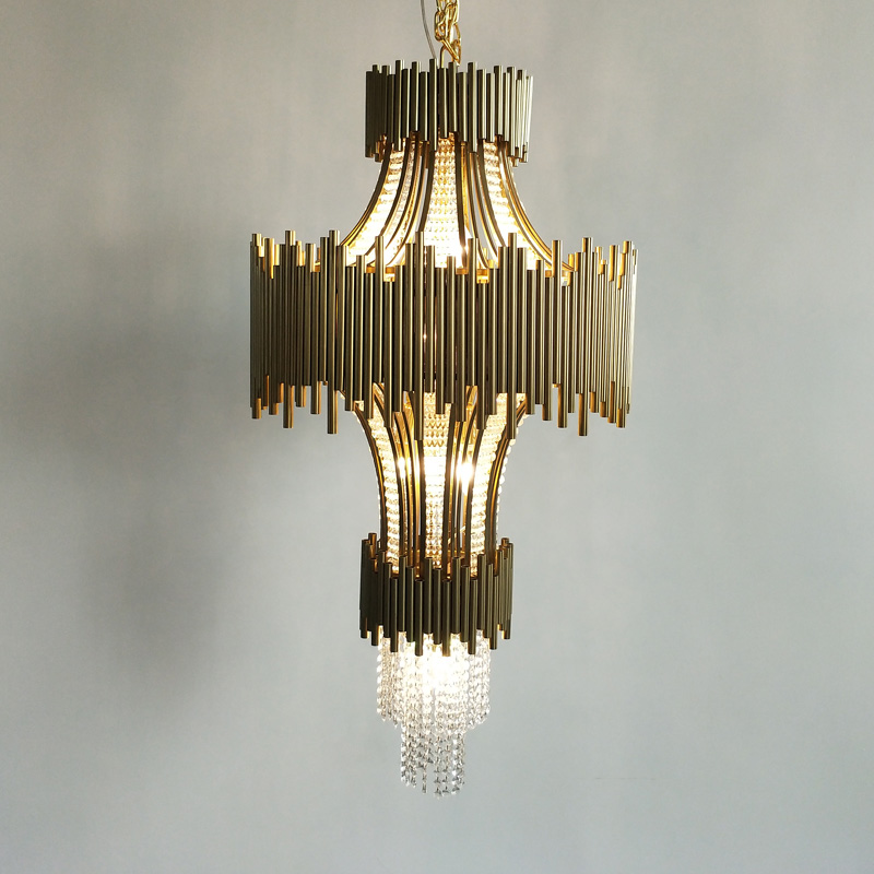 复式楼别墅大吊灯SCALA LUXXU后现代轻奢水晶跃层酒店大堂楼梯灯|ruв категории награду материалов, огни освещения, 吊灯(新增), LOFT/复式住宅/楼梯吊灯 - от Buy2taobao.com для оказания профессиональной услуги покупки агента Taobao