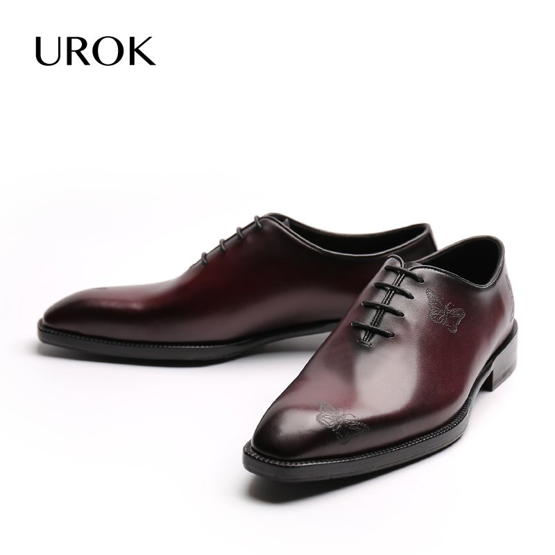 洛克barker授权英国进口手工固特异布雕花雕花男士woodbridge正装皮鞋