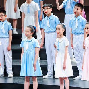 六一儿童合唱服装演出服中小学生朗诵演讲比赛表演服装男女童礼服