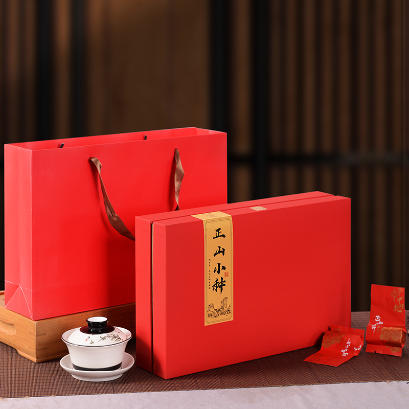 热销野生红茶 桐木关_春茶正山小种高档礼盒装野生红茶浓香型武夷山
