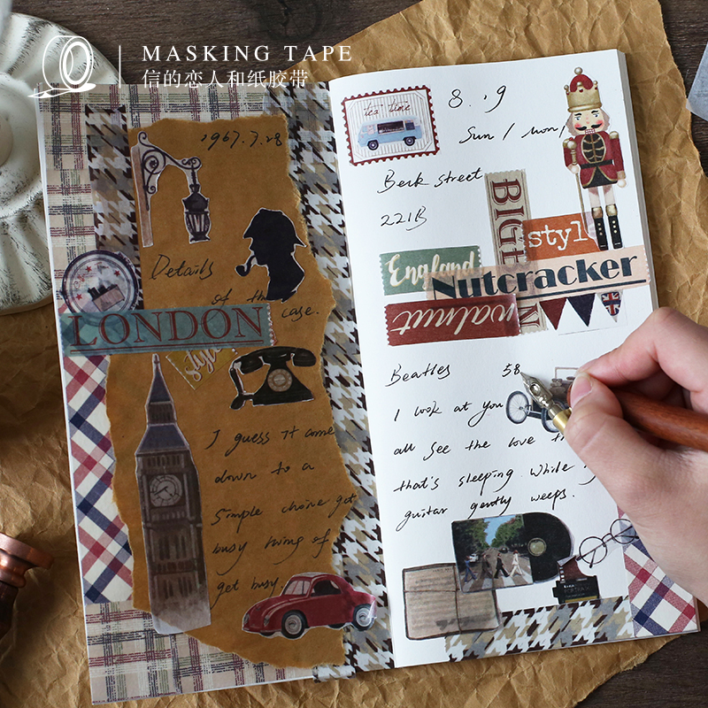 18 Separate loading Blessing bag England Minor Sweetheart Paper tape Retro Britain Soldier PDA decorate Stickerin the Electronic Dictionary/Electronic paper book/Stationery , Adhesive Supplies , Tape/Tape/Strips category - from Buy2taobao.com to provide professional Taobao agent buy service