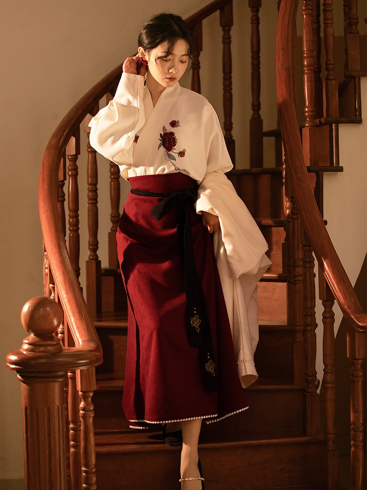 可以上班穿的汉服通勤改良全套简约小个子现代日常国风元素女装