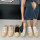 松糕厚底包头半拖鞋2023年新款韩版休闲小白鞋子增高仙女风穆勒鞋