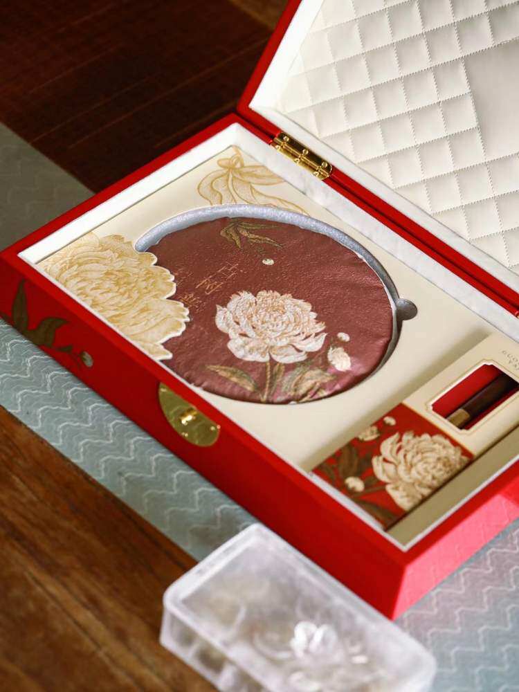 高档漆器木盒357g普洱茶饼包装盒茶饼礼盒装空盒子福鼎白茶收纳盒