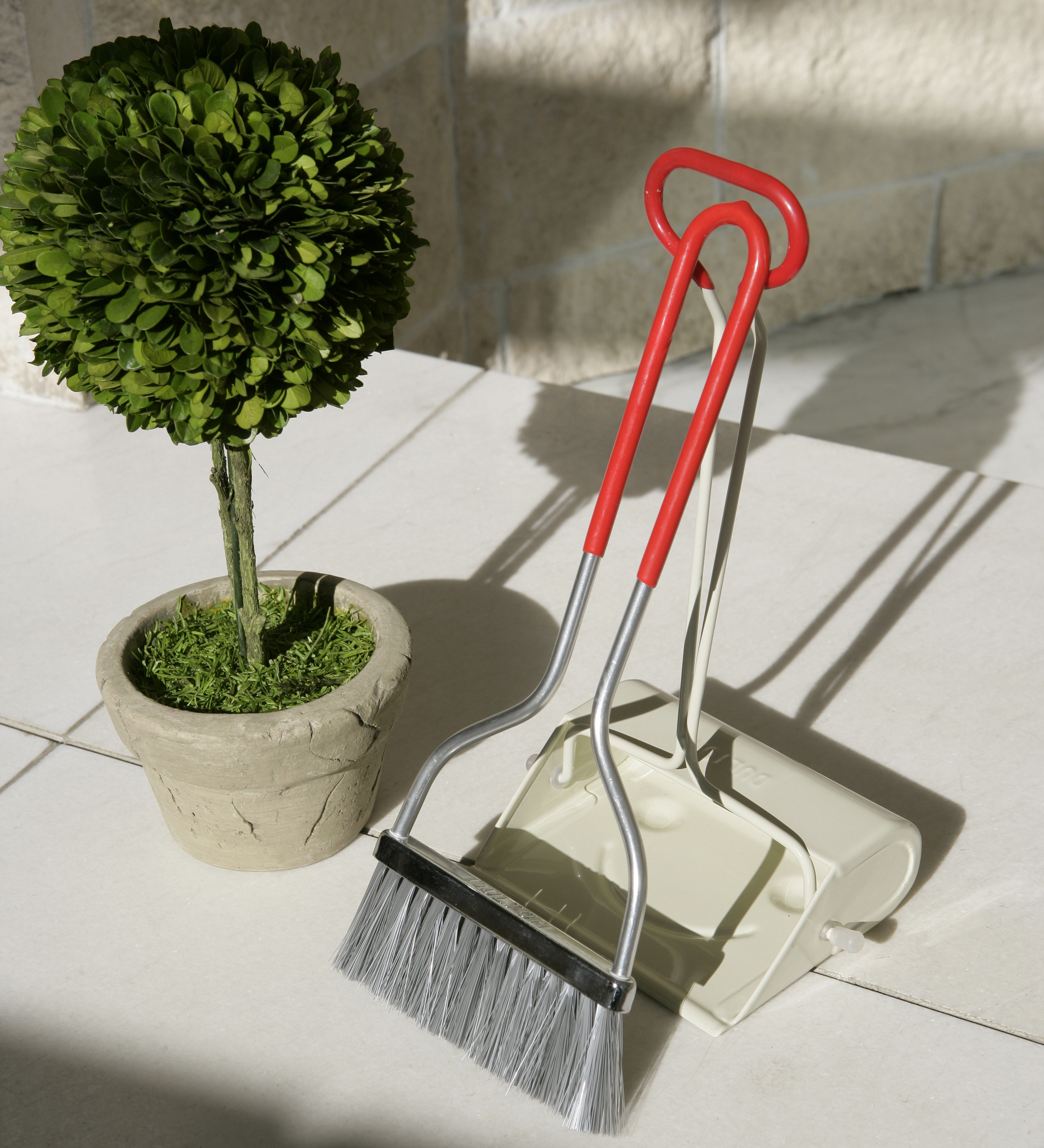 稻谷藏库dulton金属垃圾铲小号笑脸扫把套装m