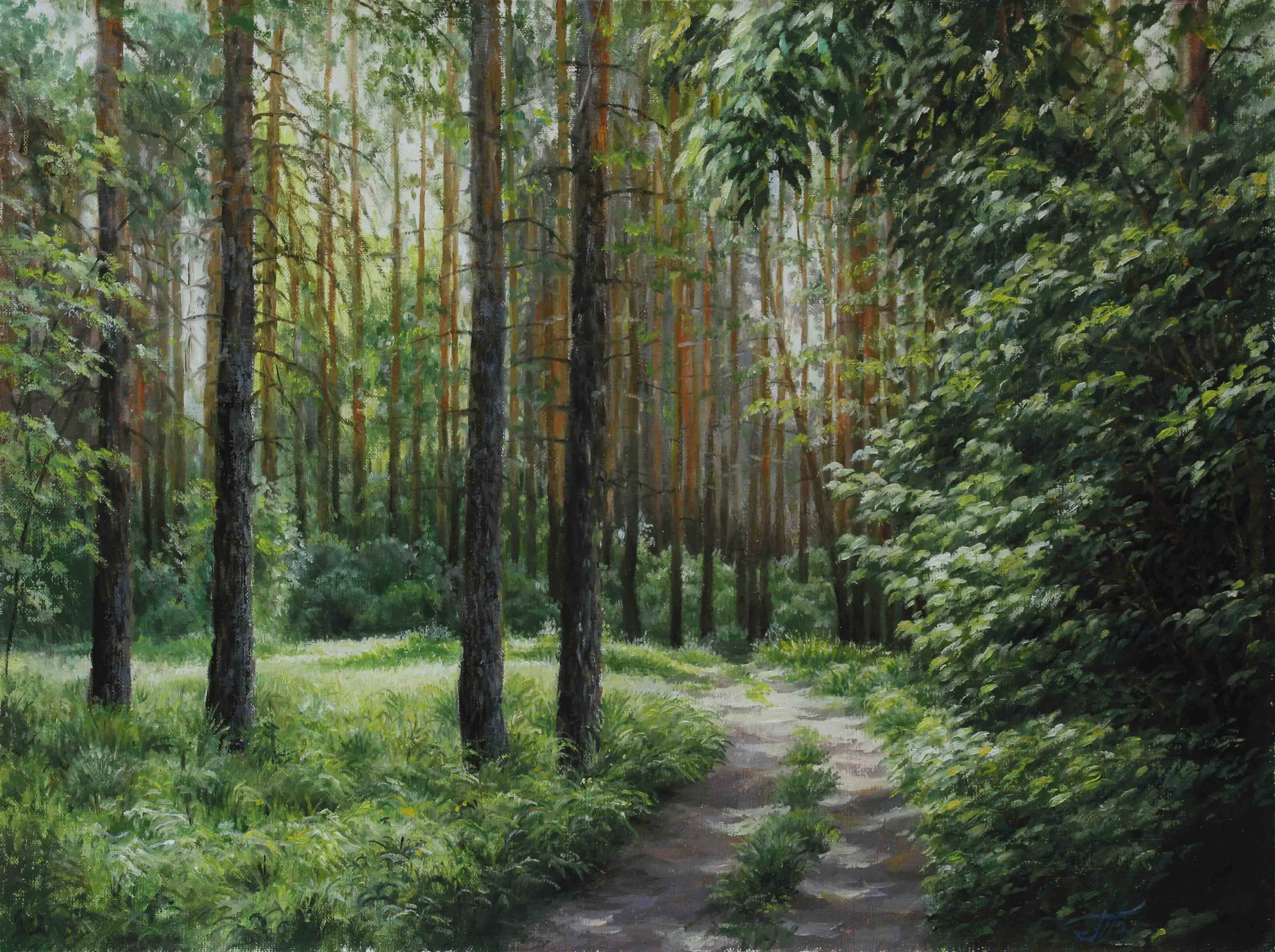 卡琳涅 《丛林曲径》 伯爵夫人油画馆