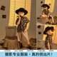 港风演出服复古怀旧主题服装男女小童8090年代舞台走秀表演服饰