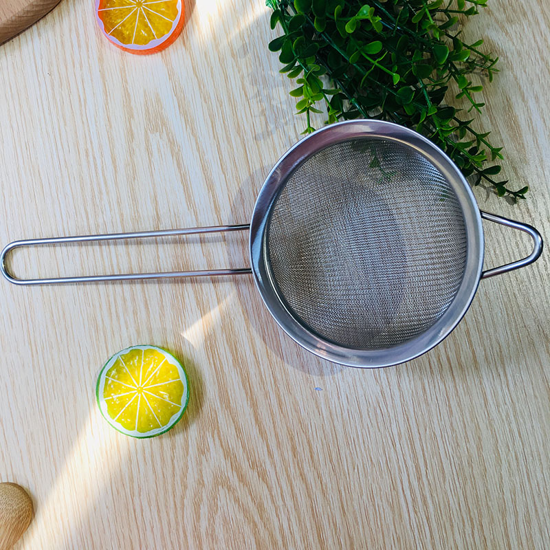 筛子面粉筛过滤网筛超细家用不锈钢筛网烘焙工具手持过筛器半自动