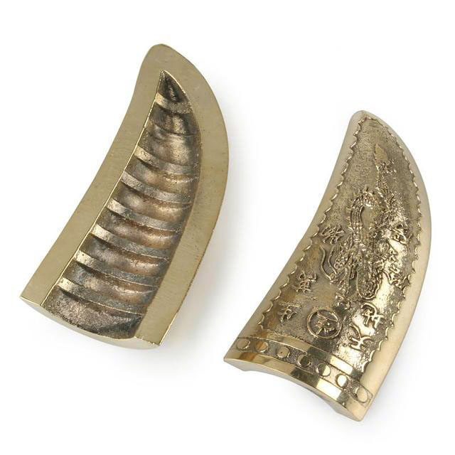 福记 黄铜圣杯圣卦卦杯 卜卦打卦 铜八卦 阴阳卦 贡杯铜卦pa