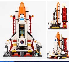 古迪航天飞机发射中心火箭模型男孩益智儿童拼装玩具