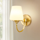 美式壁灯卧室床头灯全铜法式轻奢客厅楼梯欧式复古新款高级感铜灯
