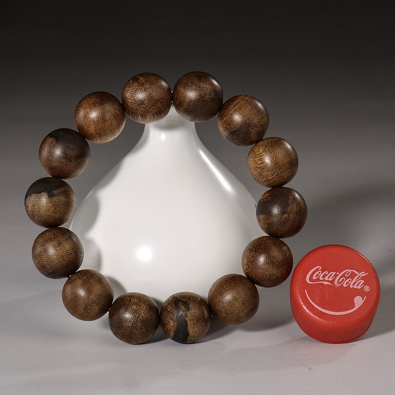 木之森【臻品奇楠】越南芽庄白奇楠沉香佛珠16mm*26.26g手串 典藏