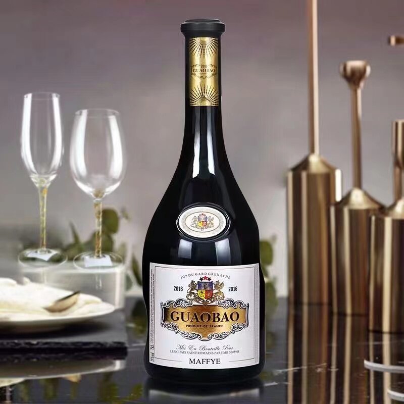 法国进口古澳堡·马菲红酒原瓶进口aop级干红葡萄酒750ml 6瓶/箱