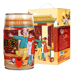 金特（ISKING）青岛特产原浆啤酒大桶拉格啤酒礼盒装 5L*1桶