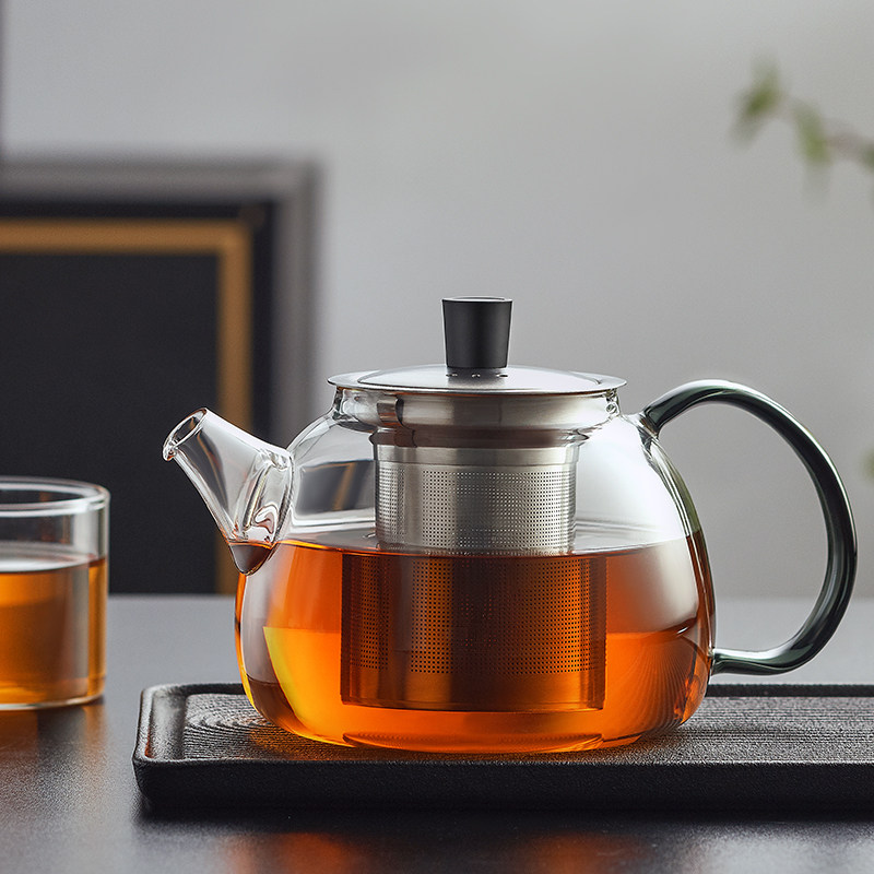 耐热玻璃泡茶壶过滤花茶煮茶神器耐高温茶具单壶家用电陶炉烧水壶