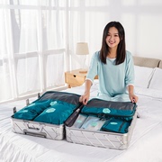 m square travel storage bag set shoes luggage bag clothing clothes separate travel organizer bag portable
