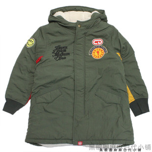 日本代购 2023冬 CONVEX 儿童 徽章MA-1夹克棉服外套 130-160cm