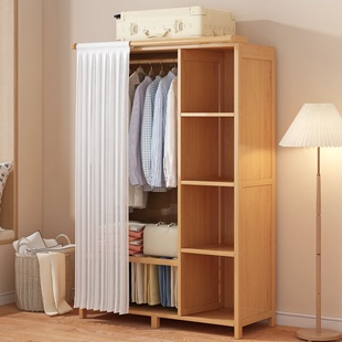 衣柜卧室家用简易组装出租房结实耐用经济型小户型非实木布艺衣橱