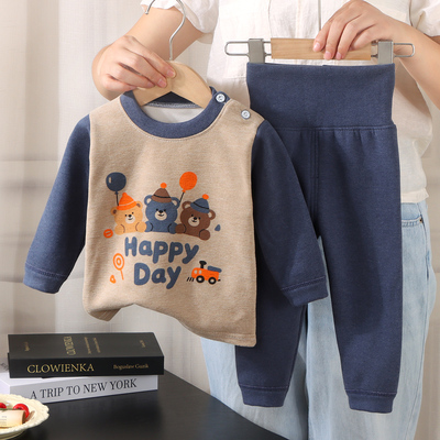 贝蒂小树内衣套装加绒加厚