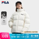 FILA 斐乐官方情侣款羽绒服2023冬新款短款宽松保暖加厚外套男女