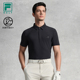 FILA 斐乐官方男子针织短袖POLO衫2025秋新款高尔夫运动防晒上衣