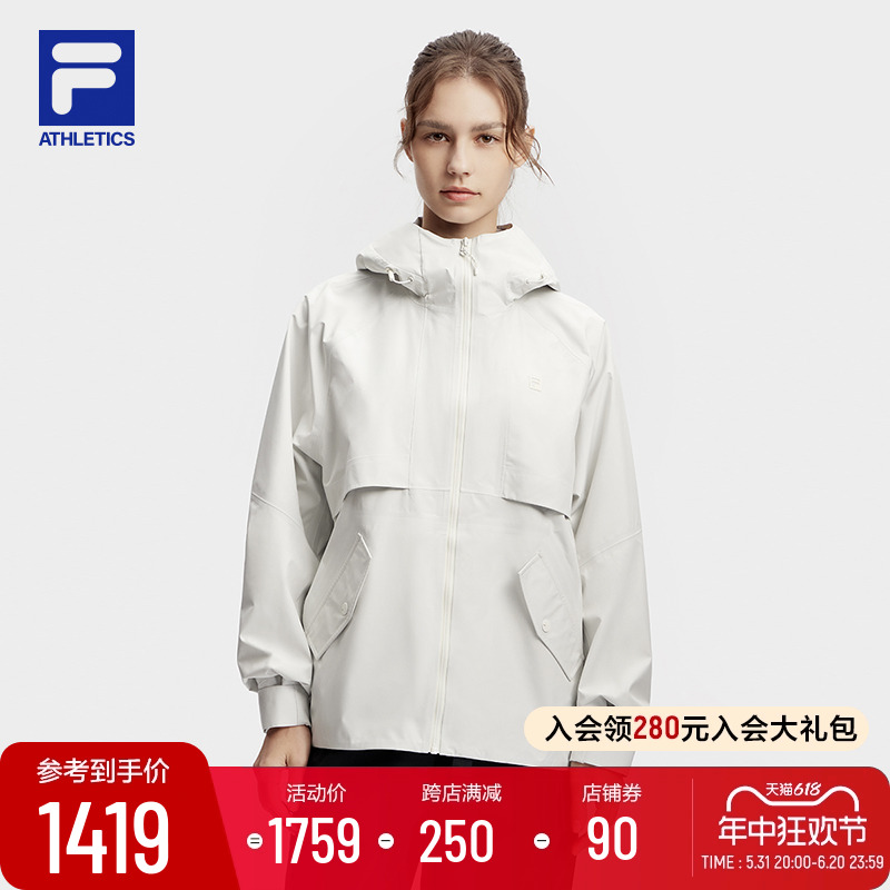 FILA 斐乐官方女士梭织外套20