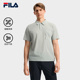 FILA 斐乐官方男子梭织上衣2025秋季新款休闲凉感干爽短袖POLO衫