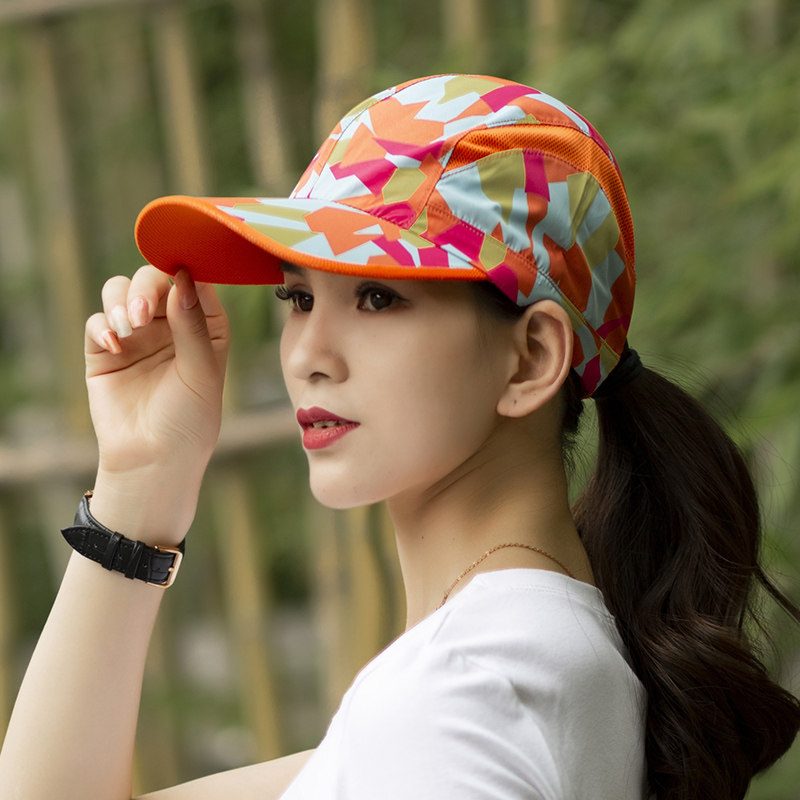 帽子女夏鸭舌棒球帽百搭夏季薄款网面女士防晒运动跑步太阳遮阳帽
