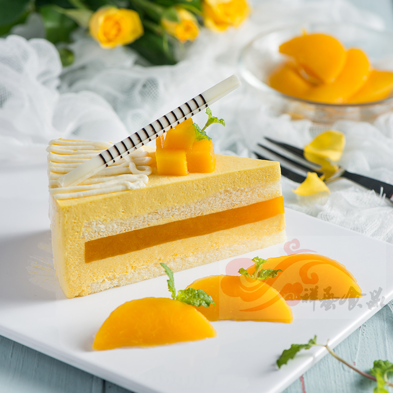 美臣芒果慕斯蛋糕 冷冻蛋糕慕斯蛋糕西式糕点茶歇甜品下午茶点心_不