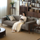 新中式实木布艺沙发北美黑胡桃木沙发意式极简客厅奢华高端大气