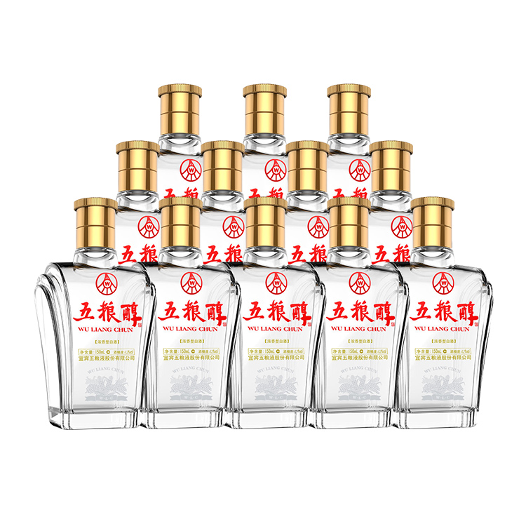 中酒网五粮液股份五粮醇铠甲小瓶酒42度150ml12瓶浓香型粮食小酒