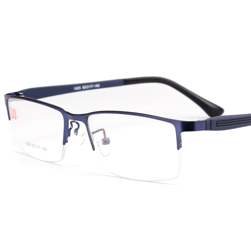 眼镜男近视镜半框超轻商务舒适成品眼镜平光眼镜架镜框光学配镜