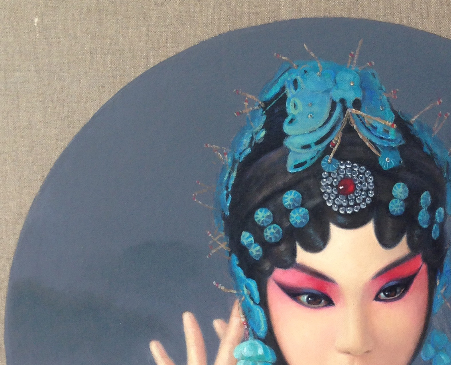 陈亮《京剧脸谱》系列十一 布面油画