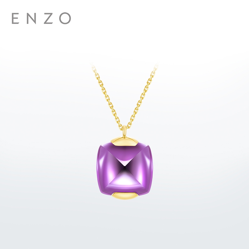 520礼物 ENZO「倾听系列」18K金紫晶项链女EZV8045