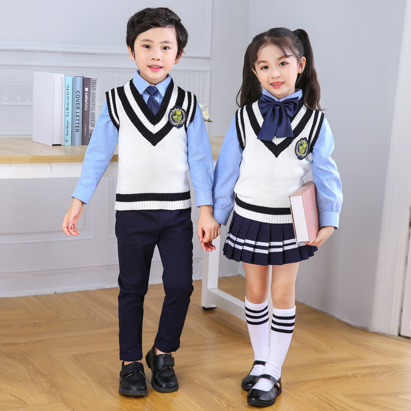 幼儿园园服秋冬装英伦风小学生校服套装运动服儿童春秋款班服纯棉