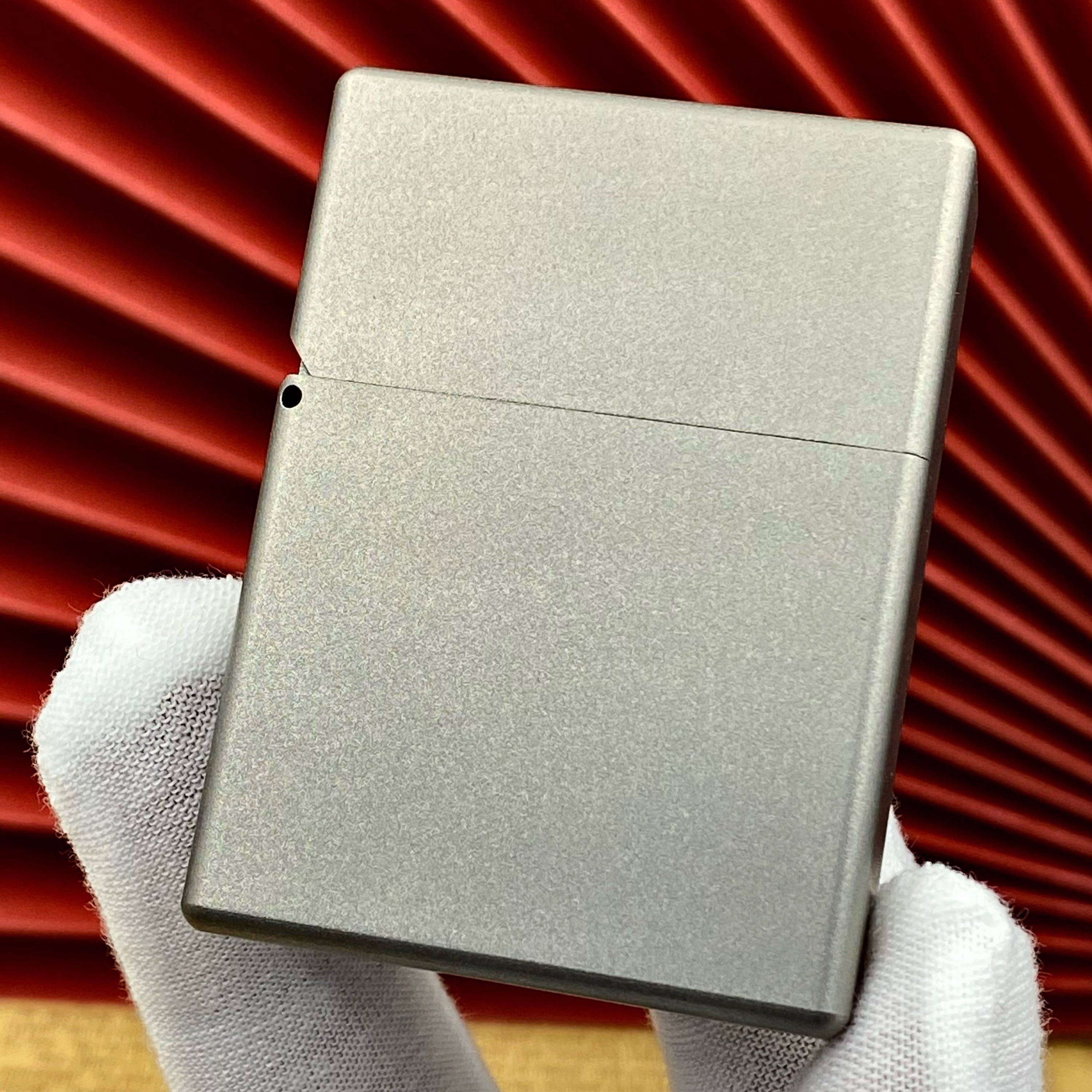 铜化原创新品手工钛合金方头加厚盔甲防风复古男士煤油打火机铜化