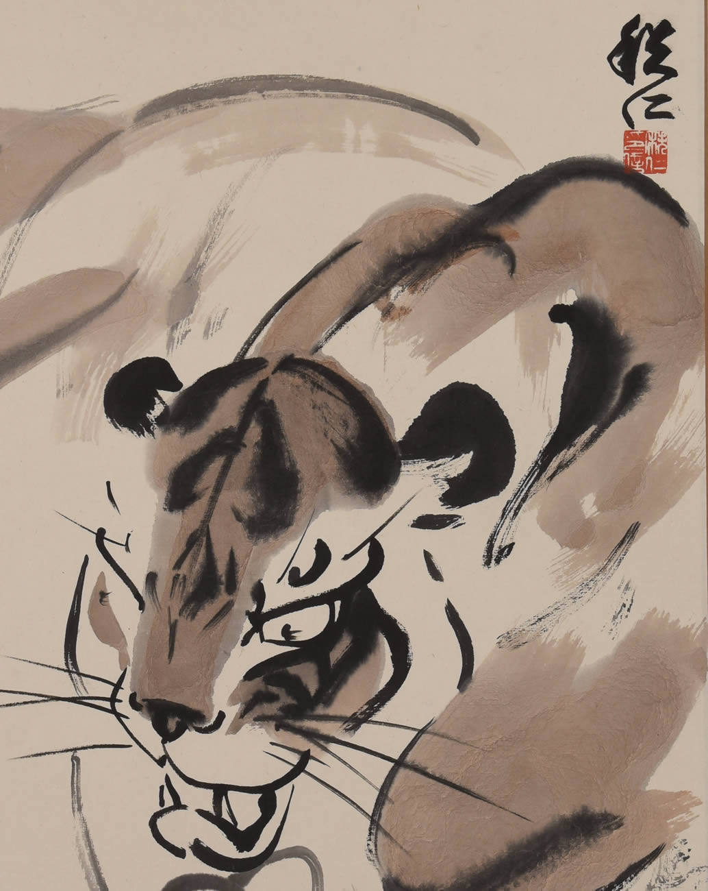 李秩仁作品 虎气冲天 1801