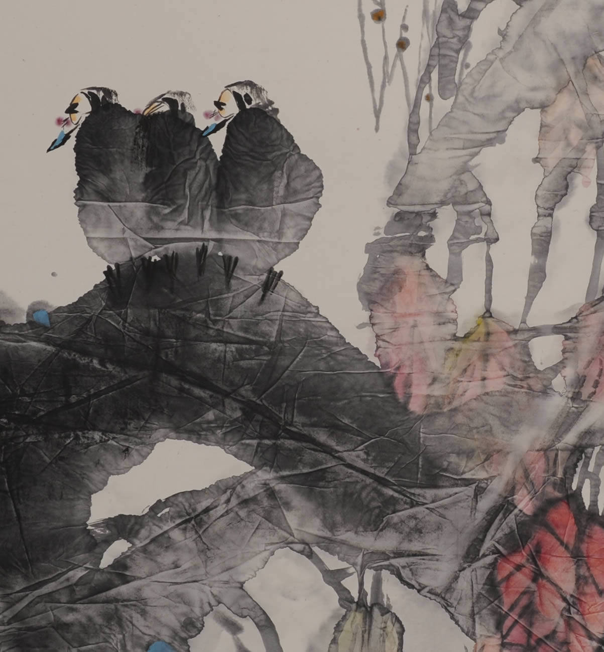 王有志作品 枝头并禽 1823