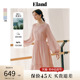 【莱赛尔】Eland衣恋连衣裙女泡泡袖荷叶边裙摆裙子2024夏季新品