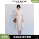TeenieWeenie小熊2024年夏季新款法式质感连衣裙时髦气质白色裙子